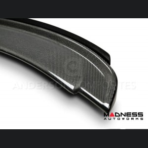 Chevy Camaro Rear Spoiler - Carbon Fiber - Type Z28 - w/ Adjustable Wicker Bill